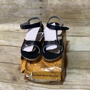 NIB Sun San Salt Water Surfer Sandals - Navy - US Kids Size 13